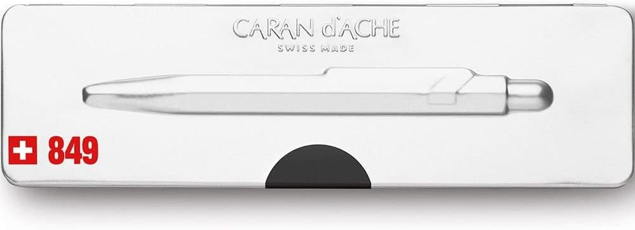 Caran D'Ache 849 Fluo Line Ballpoint Pen, Matt Black image number 4