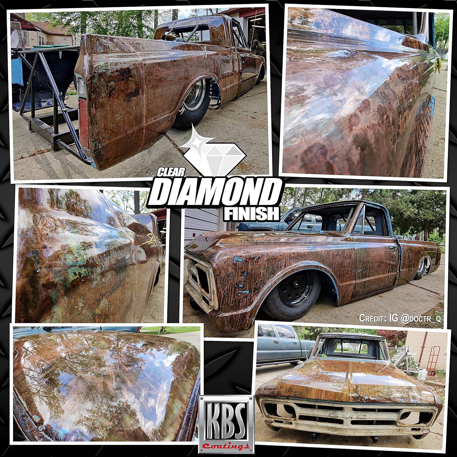 KBS Coatings 8304 Diamondfinish Watercolor Clear Coat - 1 Pint, Coats up to 50 Sq Ft image number 1