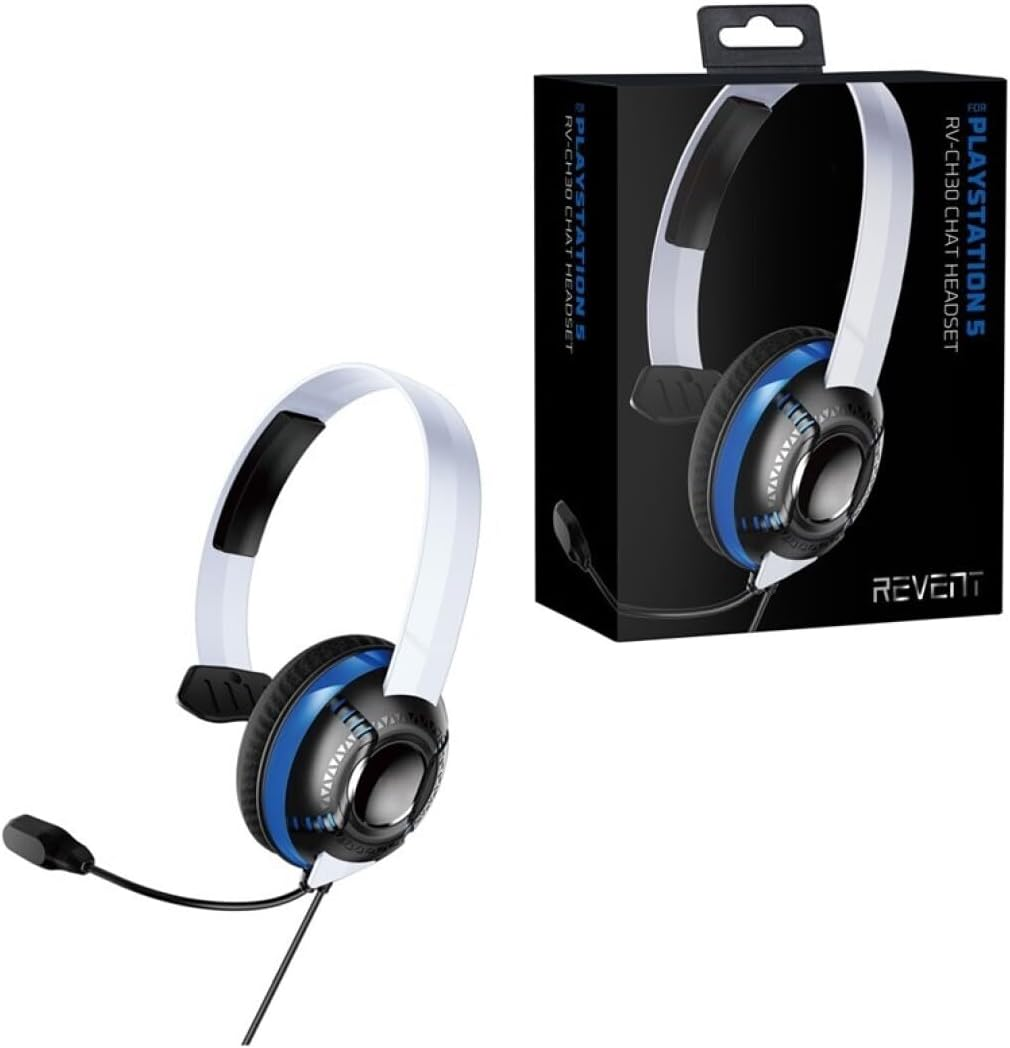 Playstation 5 Headphones with Mic and Volume Control - Ideal for Gaming and Online Communication