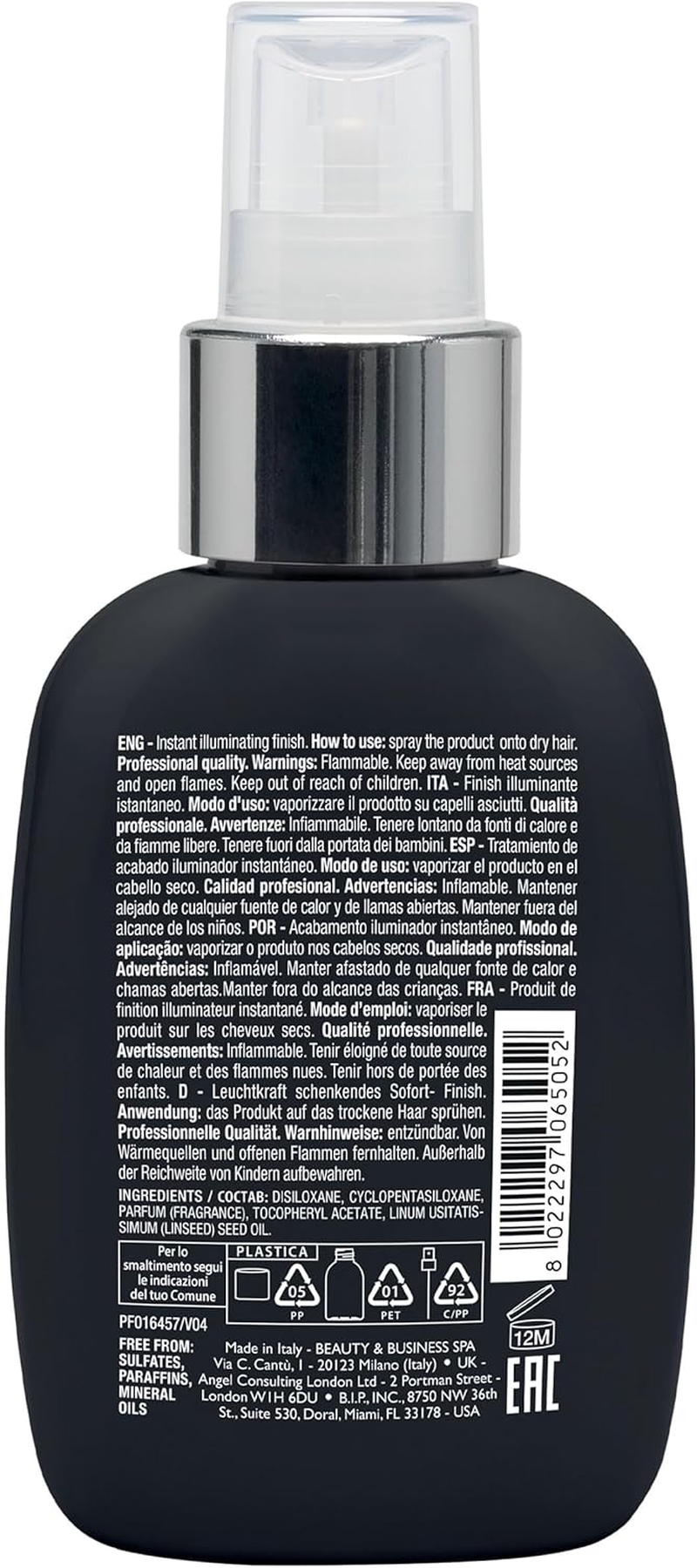 Alfaparf Semi Di Lino Sublime Cristalli Spray (All Hair Types) 125Ml image number 1