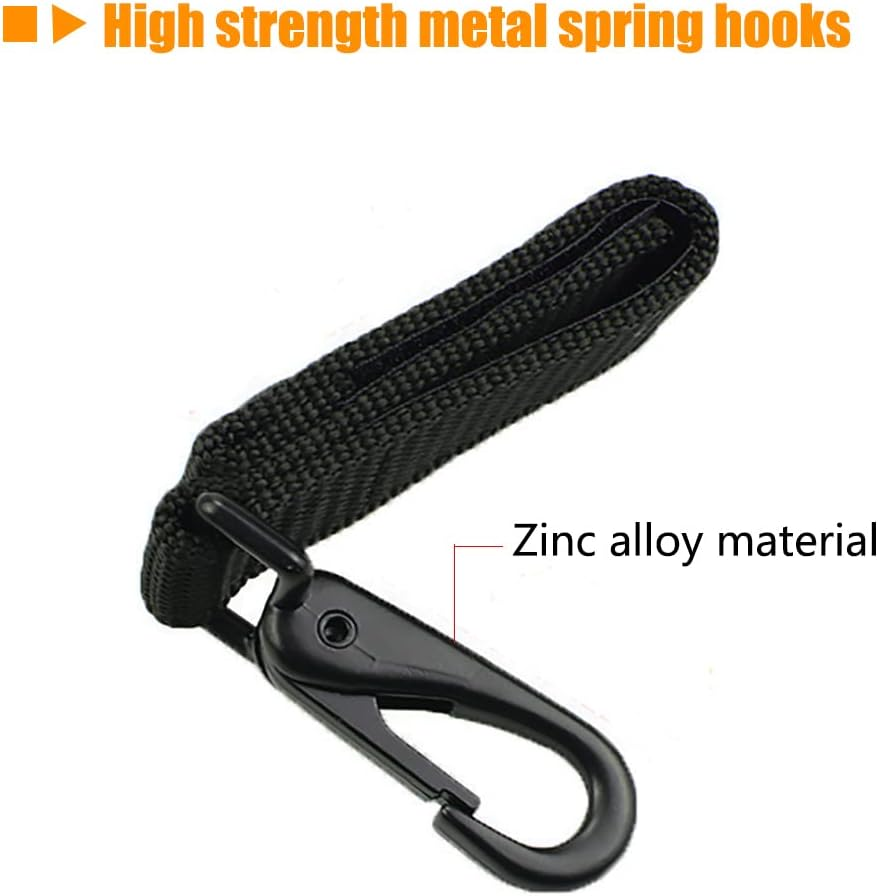 Duty Belt Keeper with Key Holder for 2" and 2&frac14;" Wide Belt,Keeper with Strong Metal Police Key Clip, Military Molle Hook,Police Military Equipment Accessories, 2 Pack