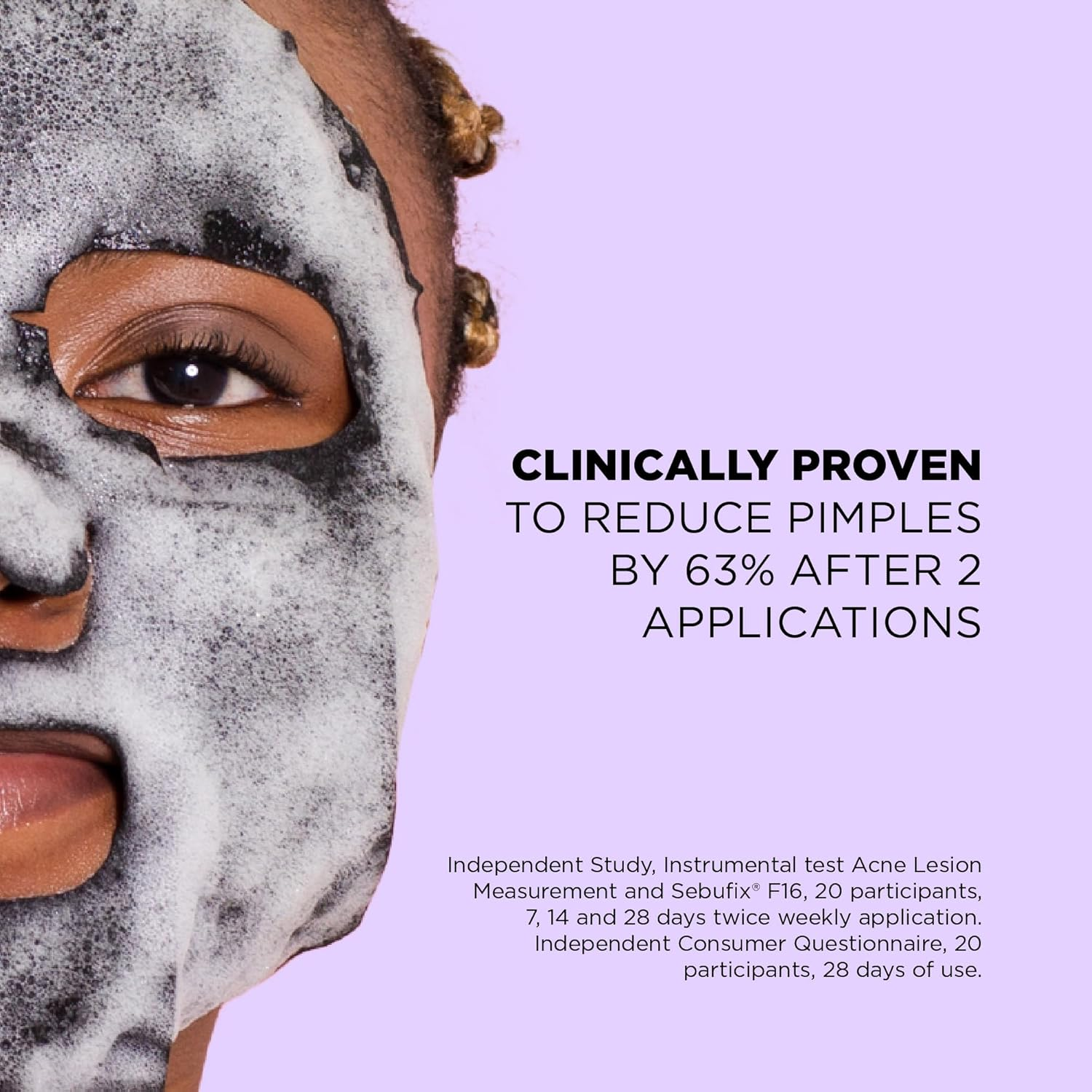 Skin Republic 10 Pack Bubble Purifying + Charcoal Face Mask Sheet