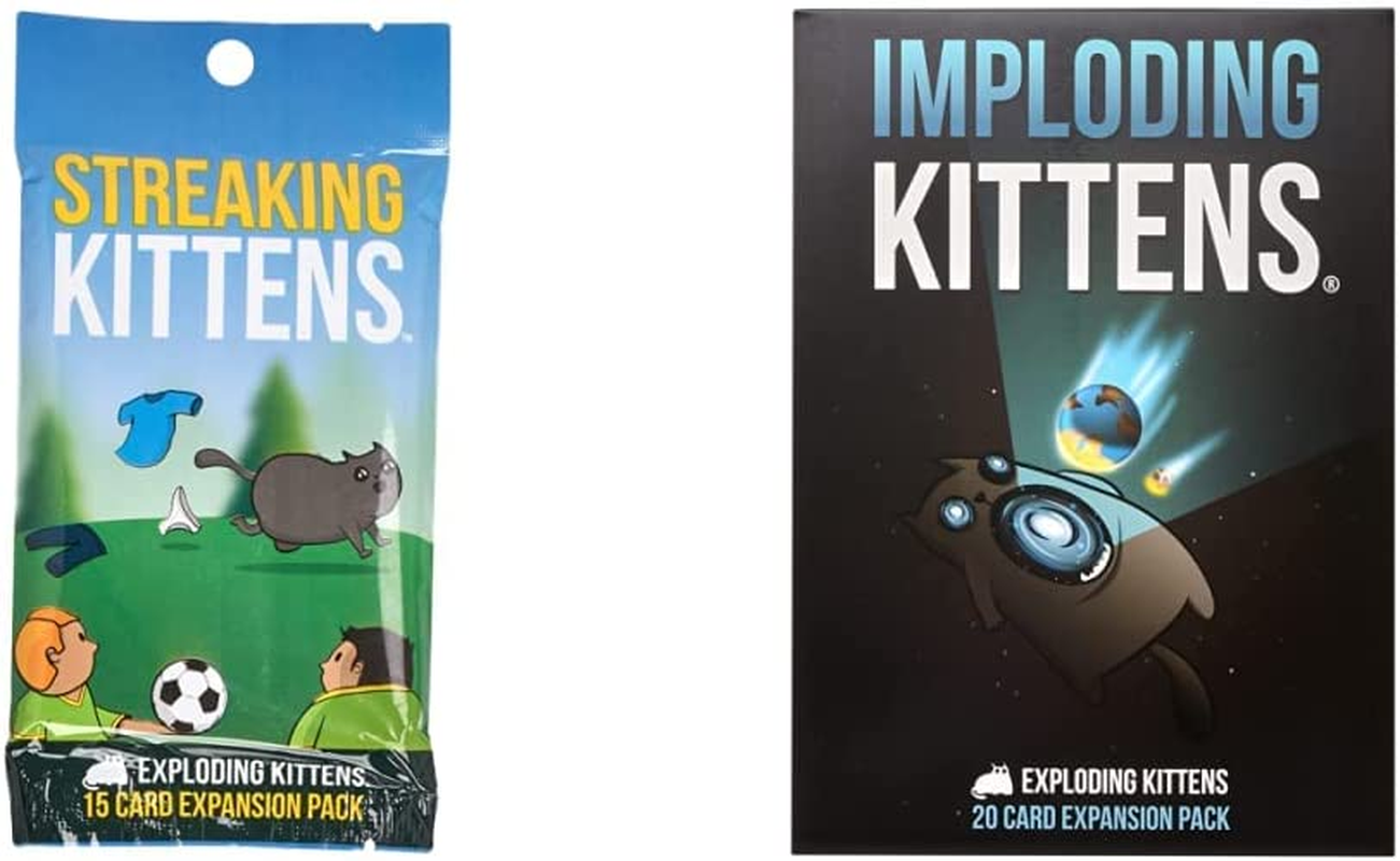 Streaking Kittens: This Is the Second Expansion of Exploding Kittens Card Game - Family Card Game - Card Games & Imploding Kittens: This Is the First Expansion of Exploding Kittens Card Game image number 3