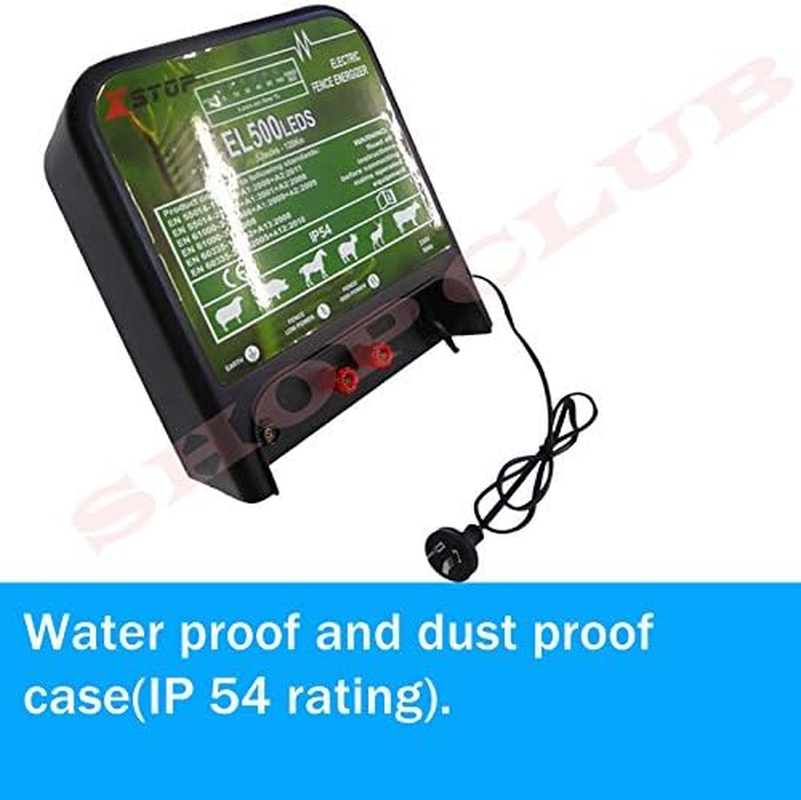 New 120Km Electric Fence Energizer Enegiser Charger 5J 240V Poly Wire Tape Posts image number 2