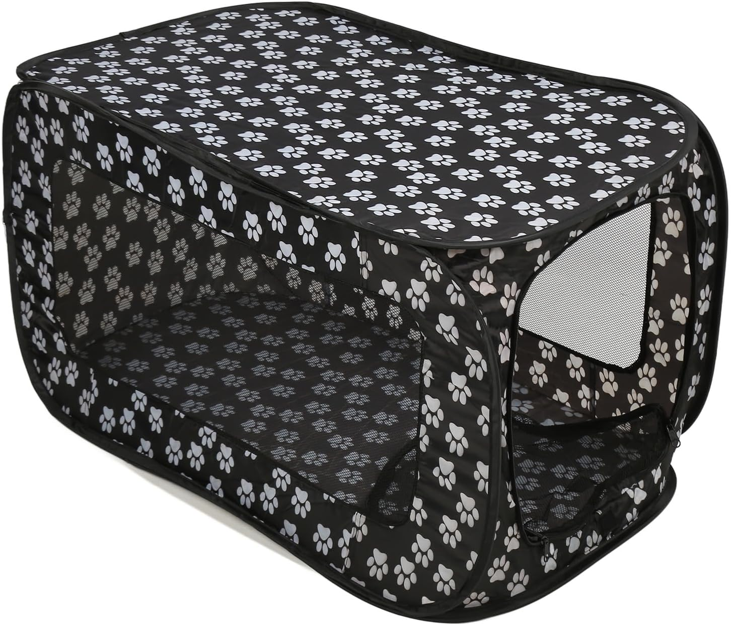 Portable Pet Playpen, Portable Cat Playpen, Foldable Dog Crate Exercise Kennel Tent, Easy to Use, for Pets Dogs Cats Indoor Outdoor Travel Camping Use, 34.3X16.5X17.7In image number 1