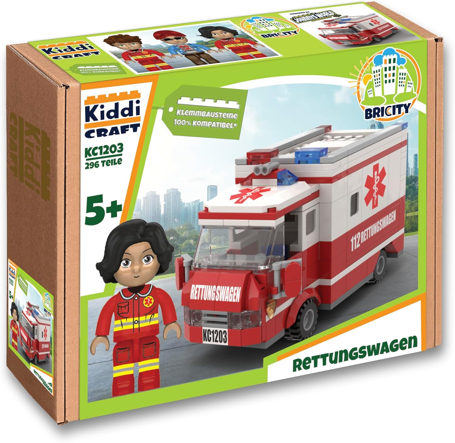 Kiddicraft KC1203 Ambulance - Clamping Blocks image number 2