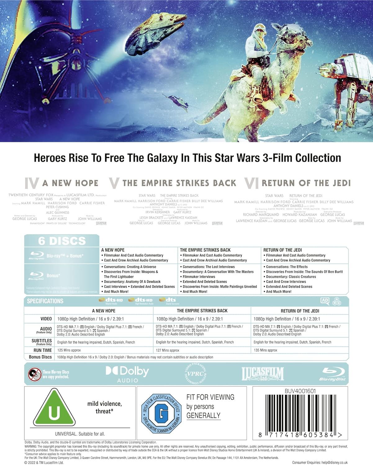 Star Wars Trilogies - Episodes 4-6