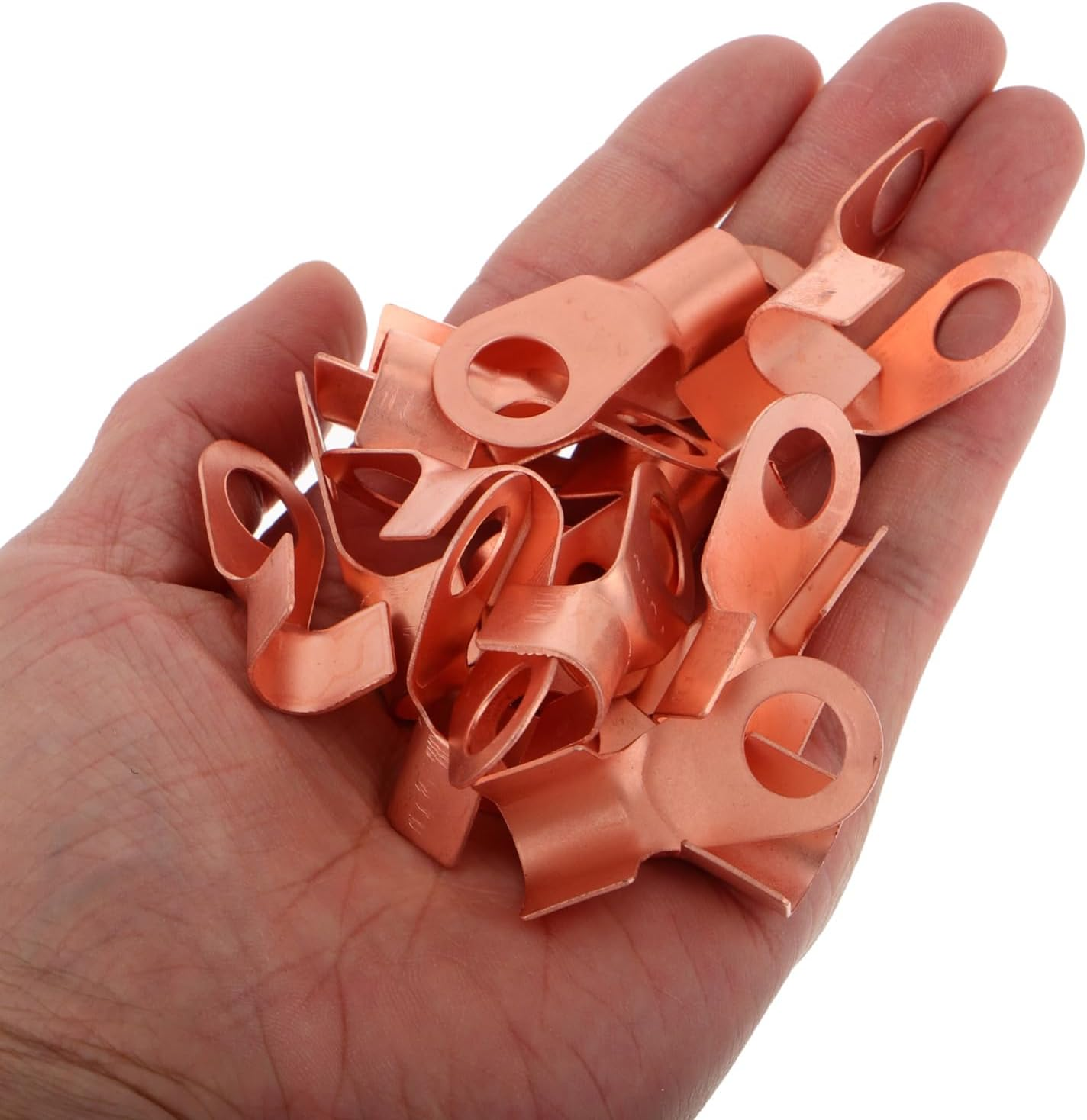 TIDTALEO 20Pcs Sturdy Grounding Clip Tail Connector for Automotive Repair Magnetic Welding Earth Clamp Wire Tail Professional Welding Tool image number 1