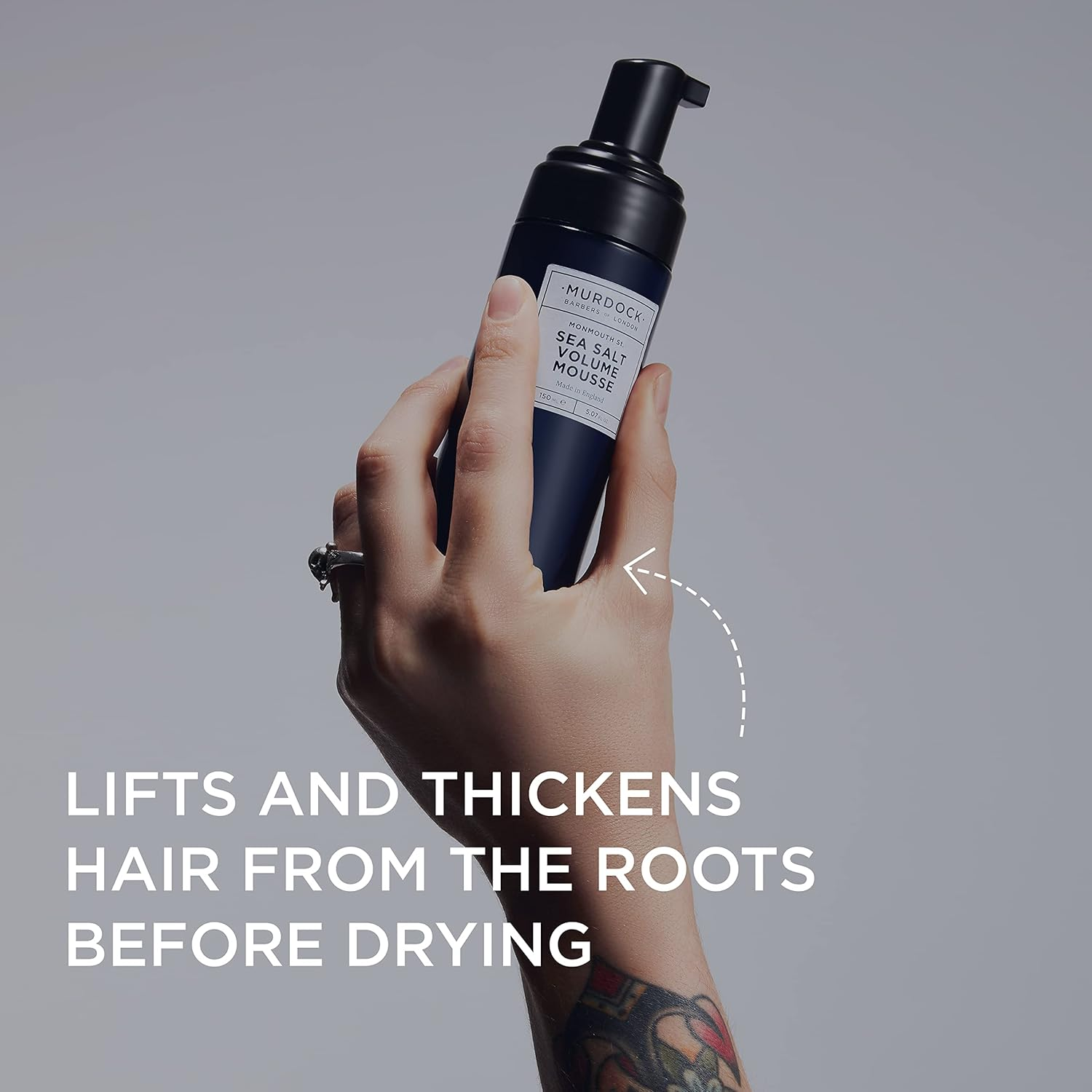 Murdock London Men'S Sea Salt Volume Mousse 150Ml No Colour image number 2