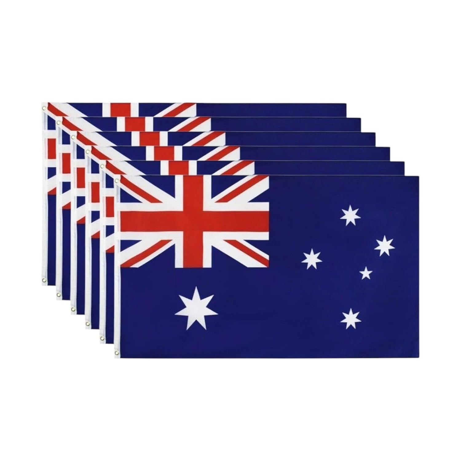 180X90Cm Australian Flag &ndash; Premium Outdoor Aussie Flag for National Pride & Sports, Heavy-Duty, Fade-Resistant, with Eyelets, Perfect for Australia Day Celebrations (1) image number 3