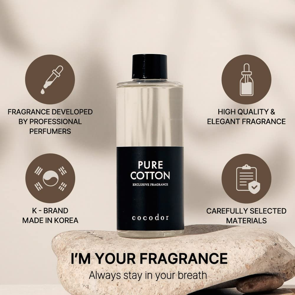 COCODOR Reed Diffuser Oil Refill/Refreshing Air / 200Ml / 3 Pack/Aromatherapy, Home Fragrance, Scented Oils, Oils for Reed Diffuser, Bathroom Home Decor image number 4