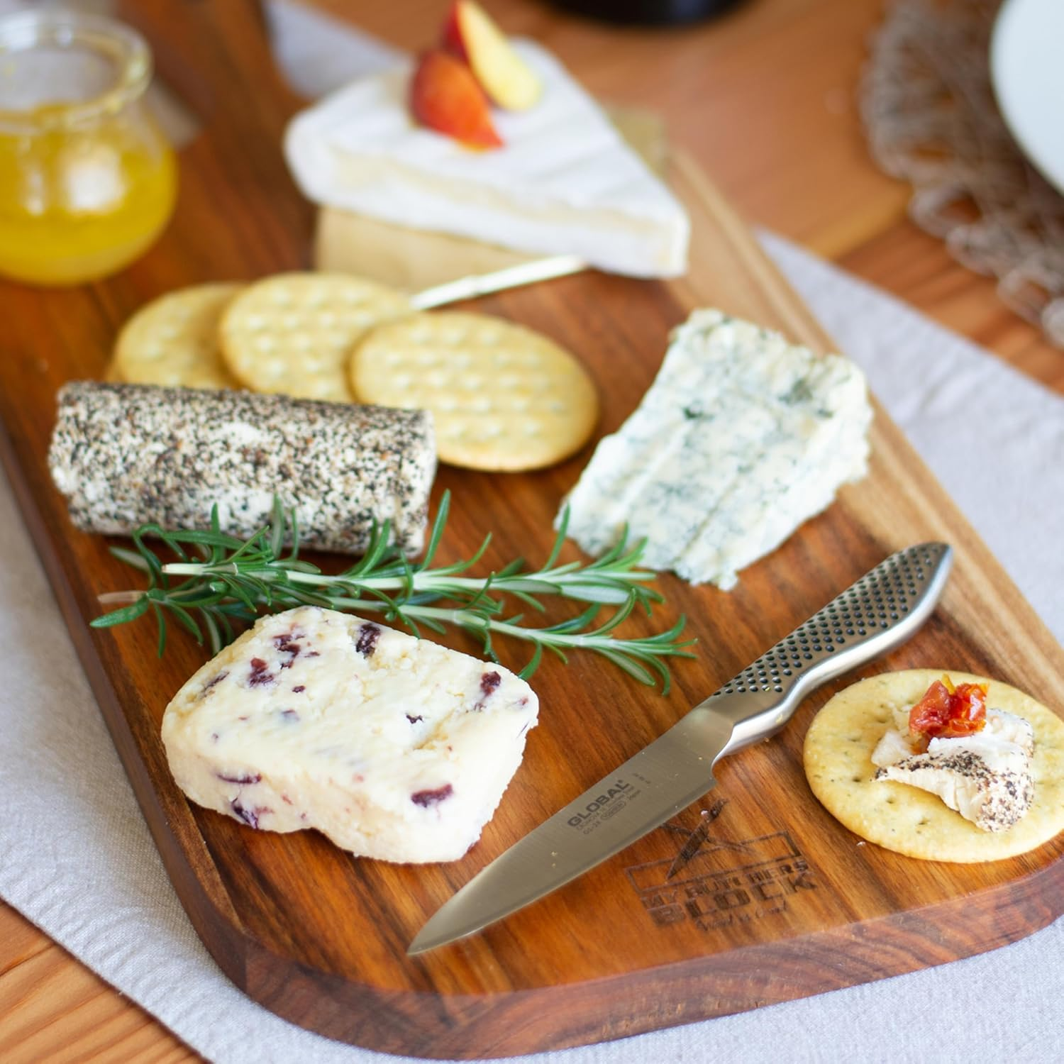 Global Cookware 3.5Paring Knife 1 Count (Pack of 1) Stainless Steel,Blue image number 1