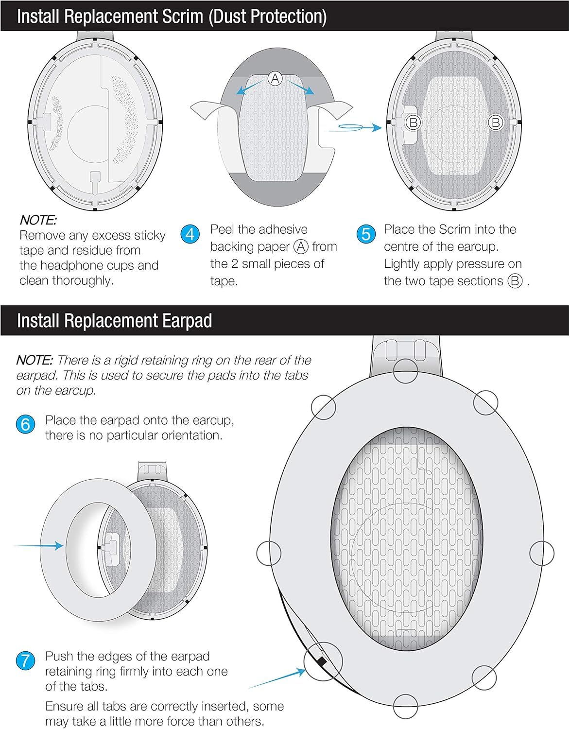 Replacement Earpads for Bose QC15 Headphones, Upgraded Quality W/Real Memory Foam, High Grade Replacement Ear Pad Material, Also Fits Quietcomfort 15 2 Ae2 Ae2I Ae2W, by Brainwavz - Qc35 image number 6