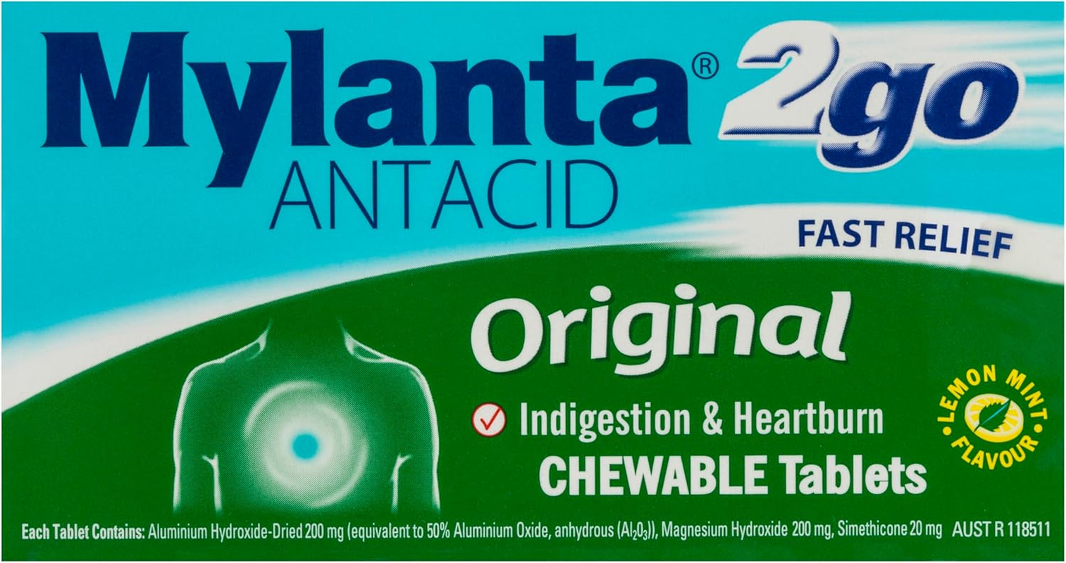 Mylanta Antacid Original Chewable 100 Tablets image number 1