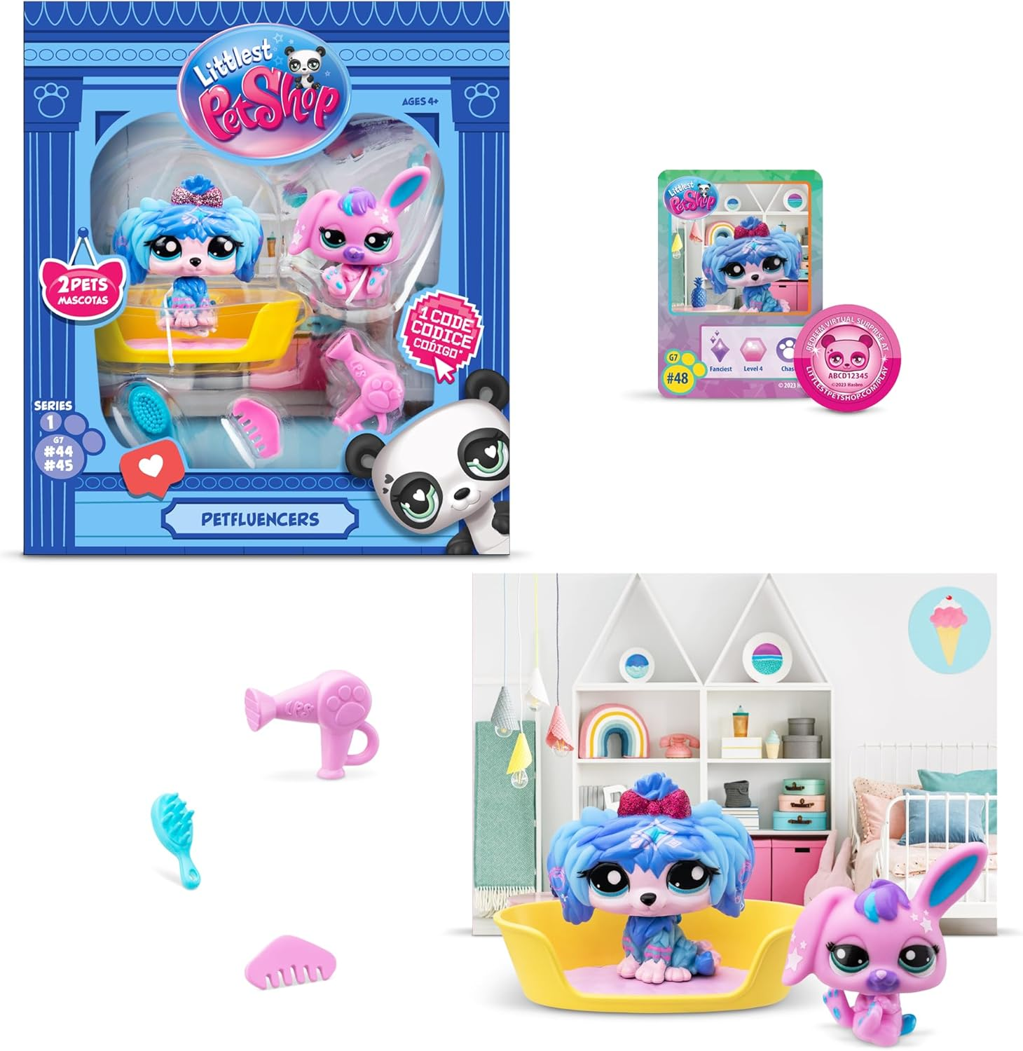 Littlest Pet Shop- Petfluencer Pairs Asst Series 1