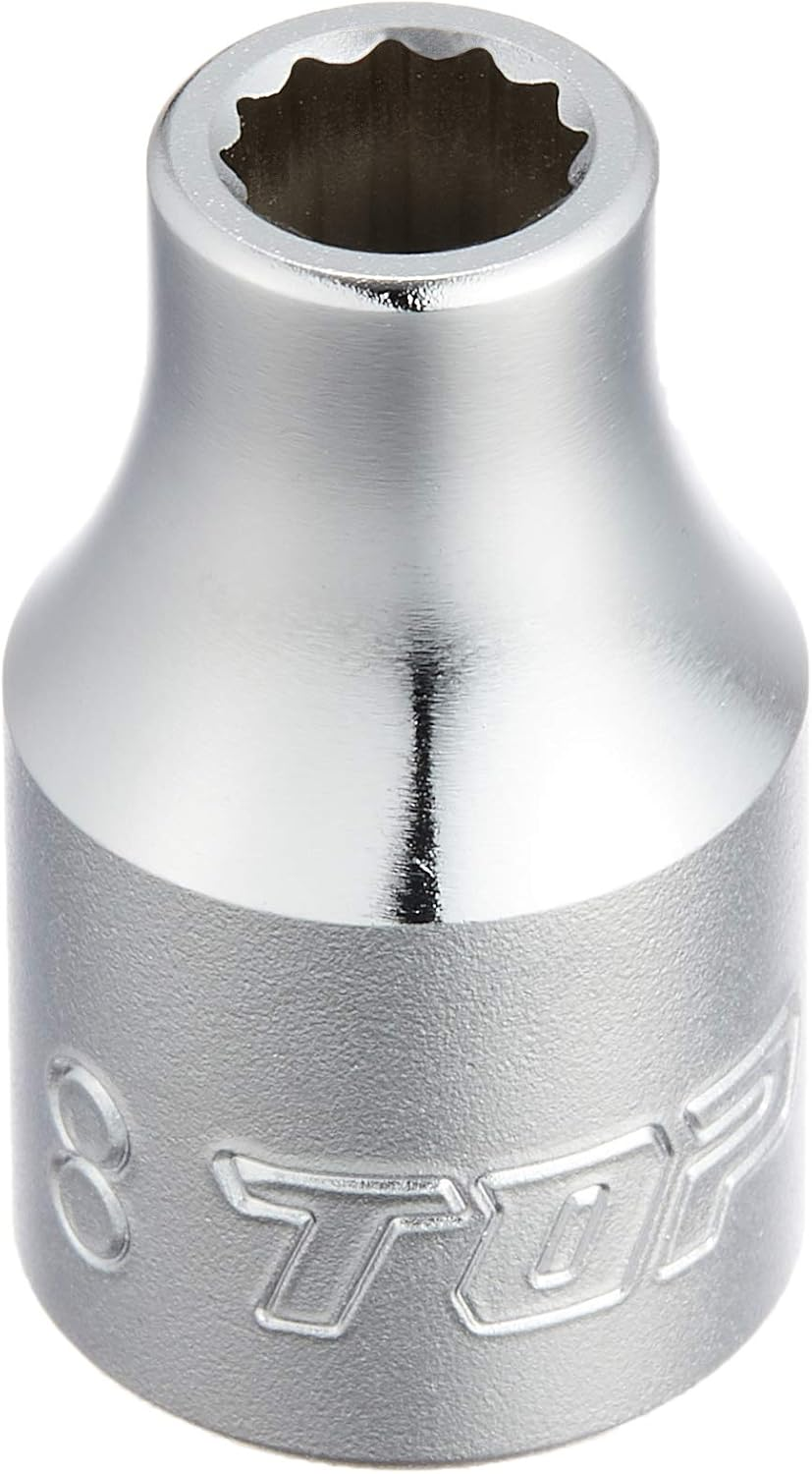 TOP Socket Wrench Set, Insertion Angle, 0.5 Inch (12.7 Mm), Case, Strong Type, Ratchet Handle, 0.4-1.1 Inches (10-27 Mm) Socket, 10 Piece Set, Total 10 Piece Set, Tsubame Sanjo, Made in Japan