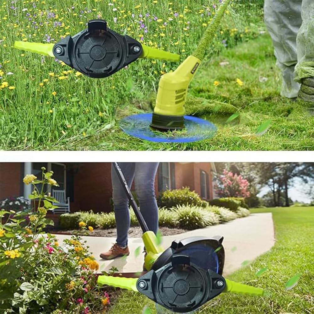 Weed Eater Bladed Head, Compatible with ACFHRL2&AC14RL3A,RYOBI ONE Head 18V, 24V, and 40V RY40210, RY40210A Trimmers with 10 Quickload Blades (1+10+4) image number 5