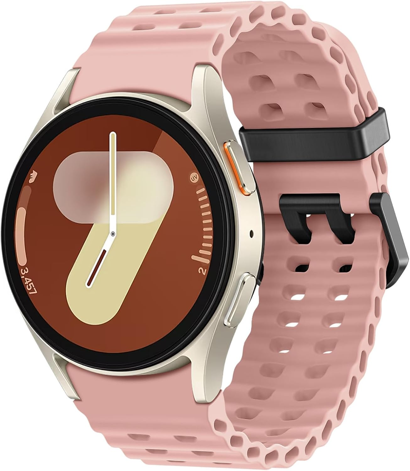 Ocean Band for Samsung Galaxy Watch 7 Band 40Mm 44Mm,Silicone Breathable Bracelet Wristband for Samsung Galaxy Watch FE/6/5/4 40Mm 44Mm/5 Pro 45Mm/6 Classic 43Mm 47Mm/4 Classic 42Mm 46Mm