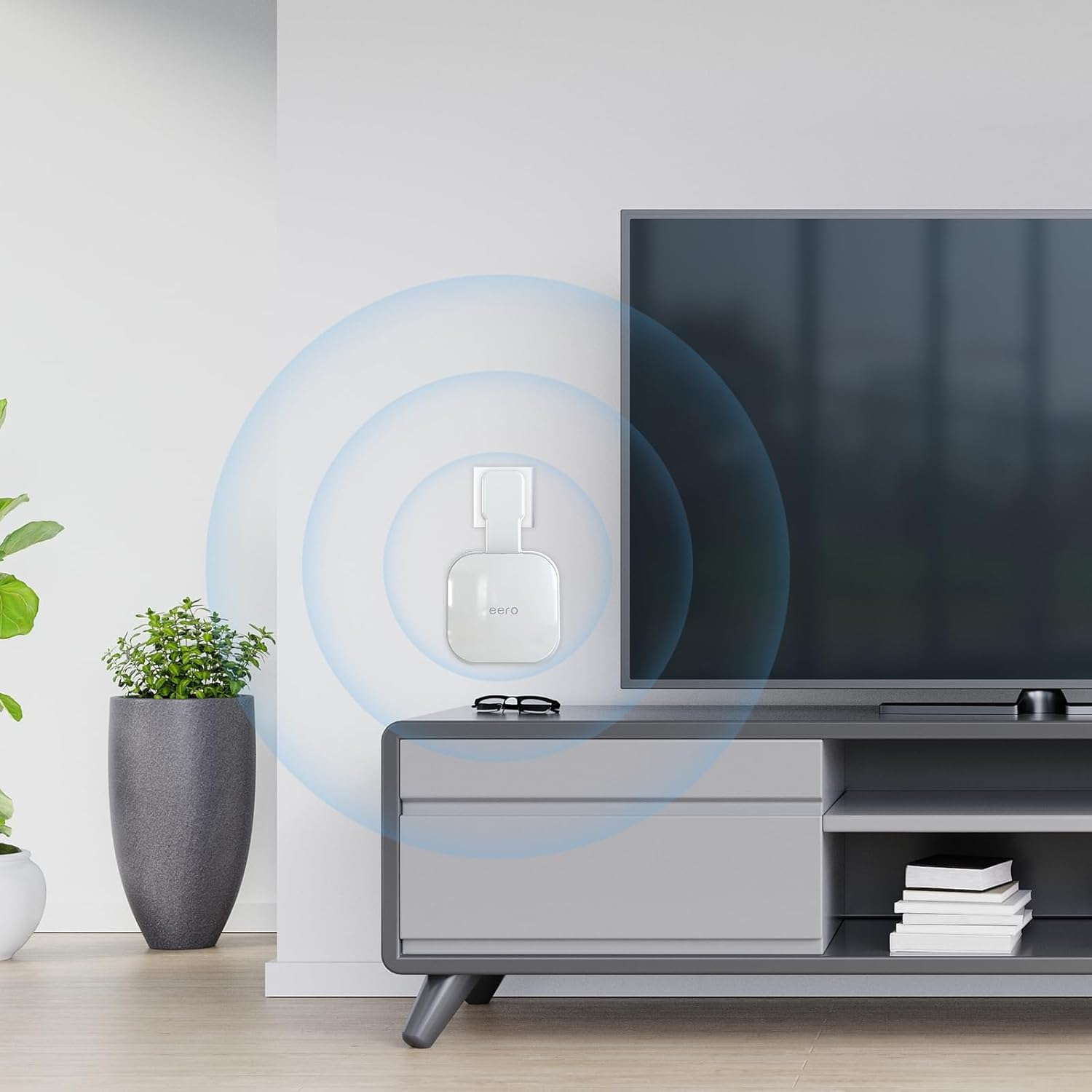 Outlet Wall Mount for Eero 7, Stand Bracket Holder Compatible with Eero 7 Dual-Band Mesh Wi-Fi 7 Router Extender, No Messy Wires, Space Saving(3 Pack) image number 4