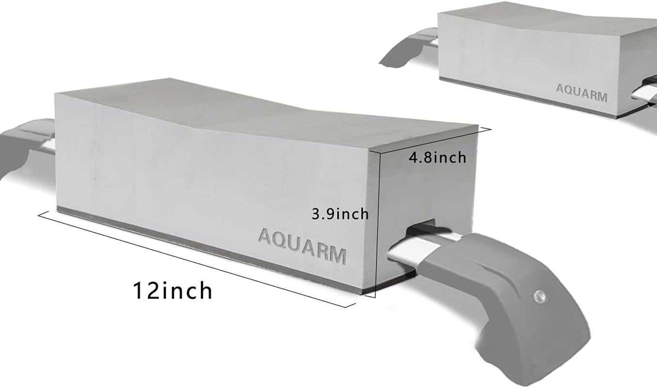 AQUARM Universal Canoe Carrier Kit, 6 Inch /12 Inch Standard Replacement Foam Block Universal Car Top Roof Racks with Tie-Downs