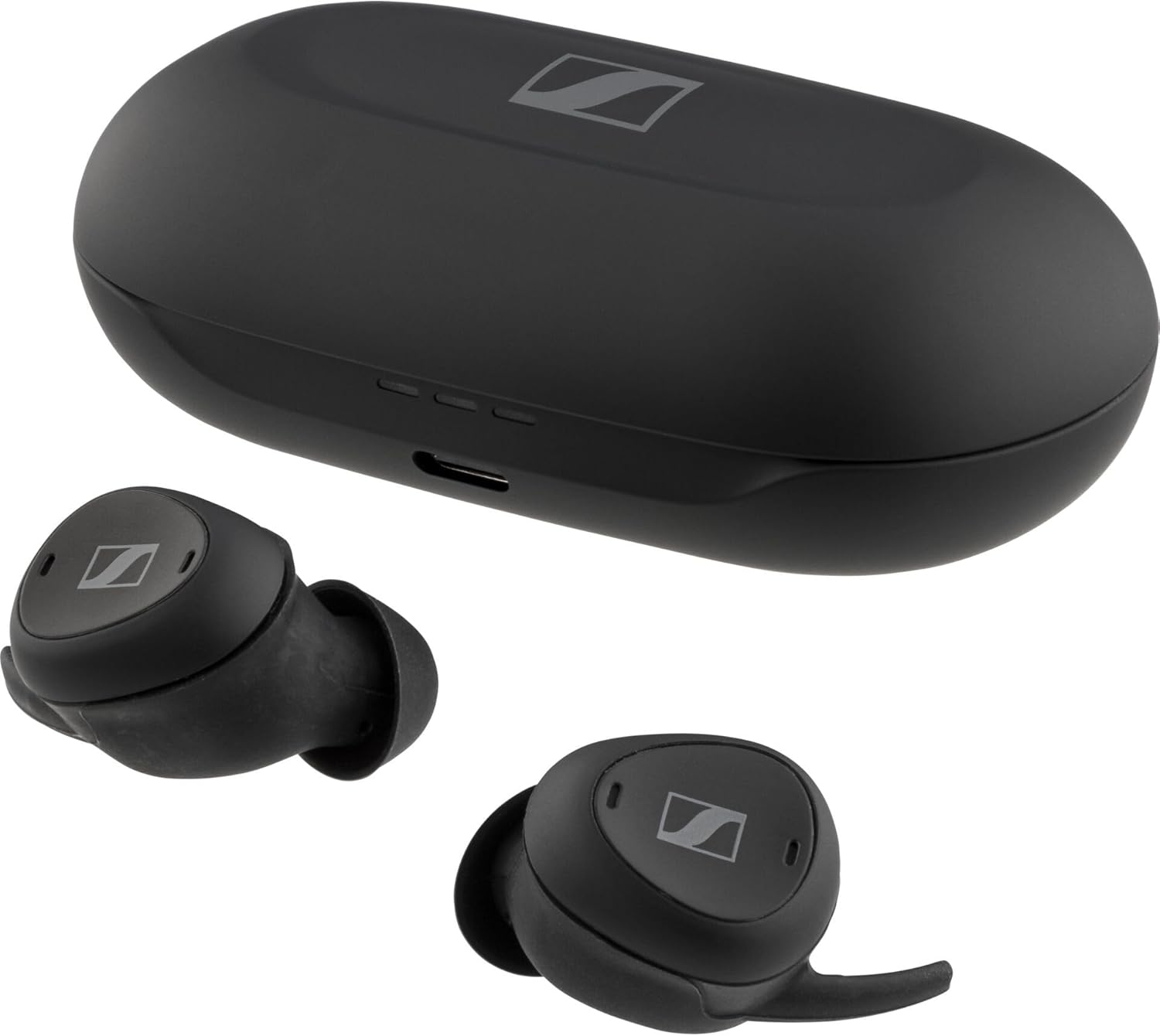 Sennheiser TV Clear Set &ndash; True Wireless Earbuds & TV Connector &ndash; Bluetooth In-Ear Headphones with Ambient Awareness, Passive Noise Cancellation, Qi Wireless Charging and 37-Hour Battery Life image number 2