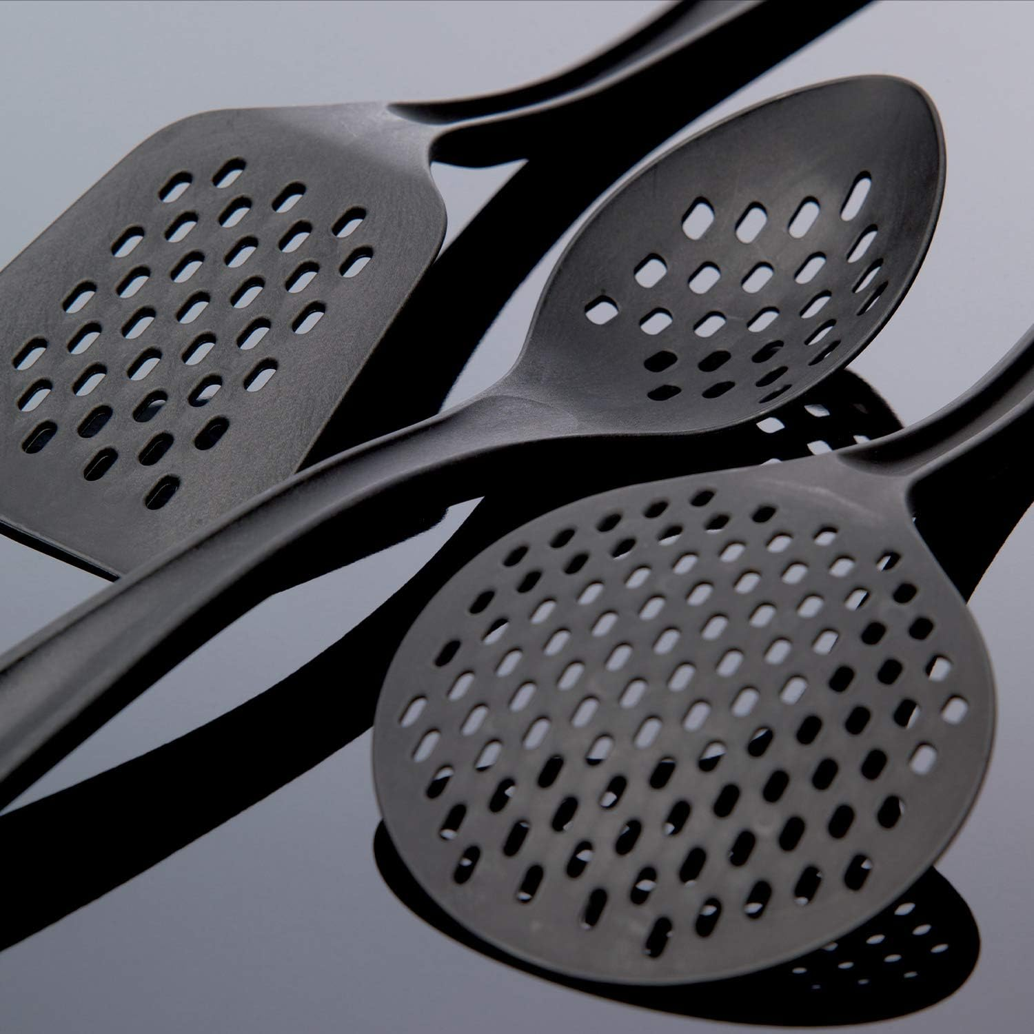 Piazza Nylon & Fiberglass Spoon, 38Cm Size, Black