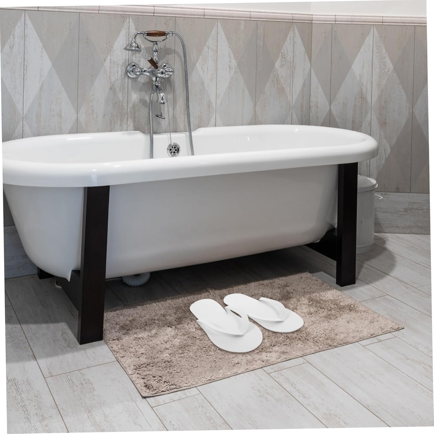 Anneome Disposable EVA Shower Slippers Bulk for Women Men Quick Dry Foldable Travel Sandals Portable Nail Salon Spa Hotel Slides - Assorted Color image number 3