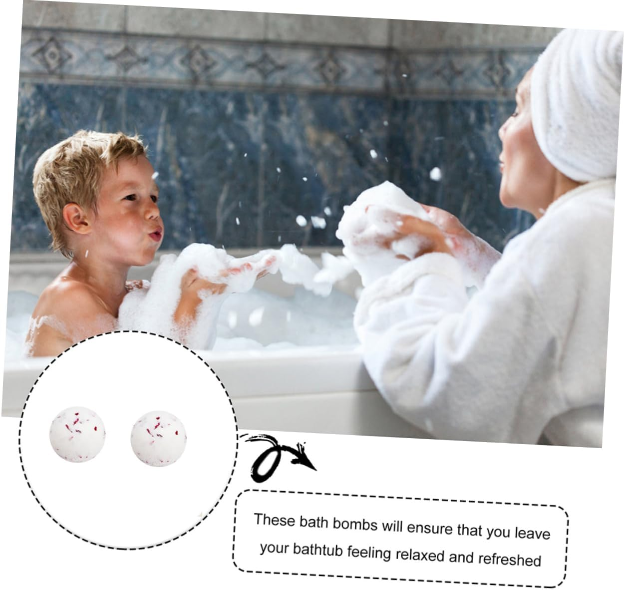 Ipetboom Essential Oil Shower for Relaxation Smooth Skin for Women Girlfriend Wedding Mother Boys and Girls Birthday Easter image number 2