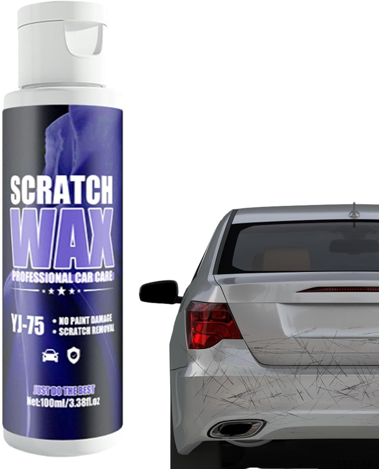 Car Paint Scratch Repair - Automotive Repair Remover 100Ml | Portable Polish Scratch Care, Long-Lasting Scratch Remover, Car Wax Repair Tools for SUV Sedans