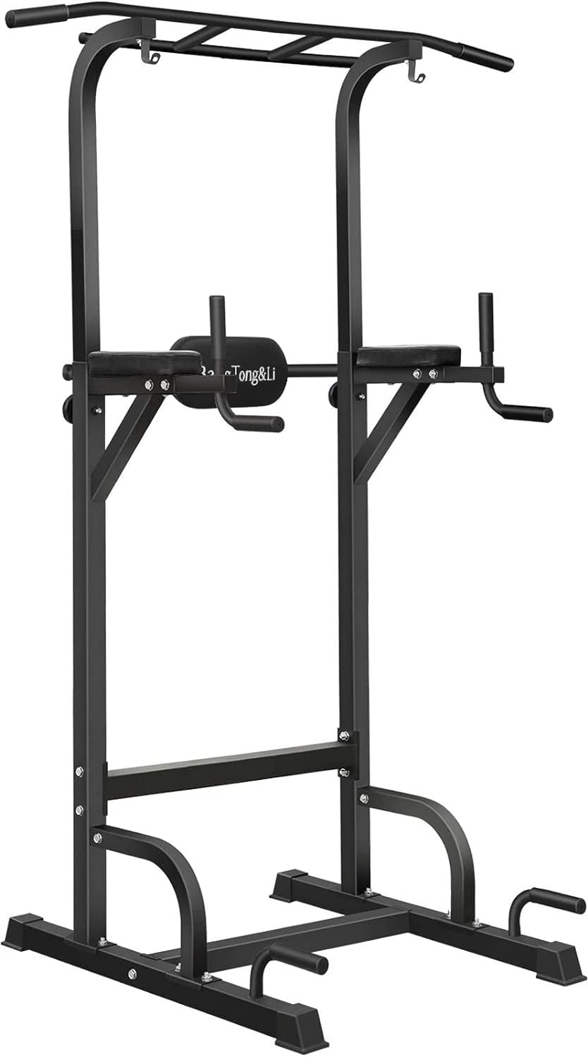 Bangtong&Li Power Tower Workout Pull up & Dip Station Adjustable Multi-Function Home Gym Fitness Equipment