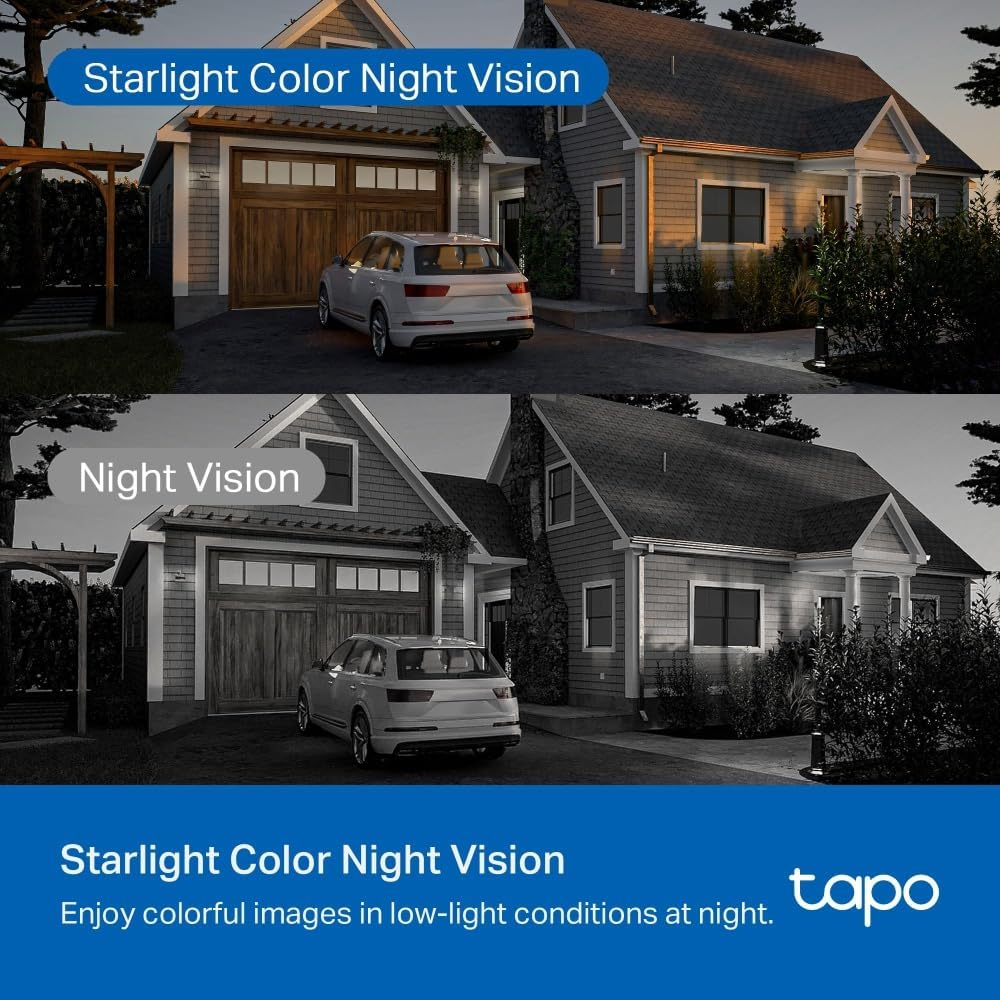 Tp-Link Tapo Pan/Tilt Outdoor Security Wi-Fi Camera, Flexible Connections, 3K, Starlight Night Vision, 360&deg;, Comprehensive AI Detection, IP66, Sound & Light Alarm, SD Card, Two-Way Audio (Tapo C530WS) image number 5