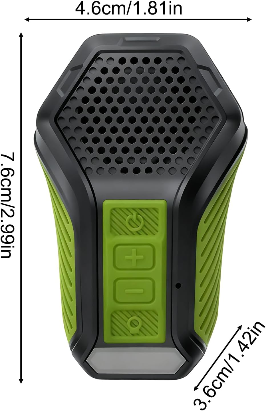 Gvblkq Wearable Speaker Wireless | Music Playing Device with LED Light - Compact Hiking Speaker - for Runners Travelers Running Jogging Gym Hiking Cycling Commuting Traveling Housework Leisure image number 6