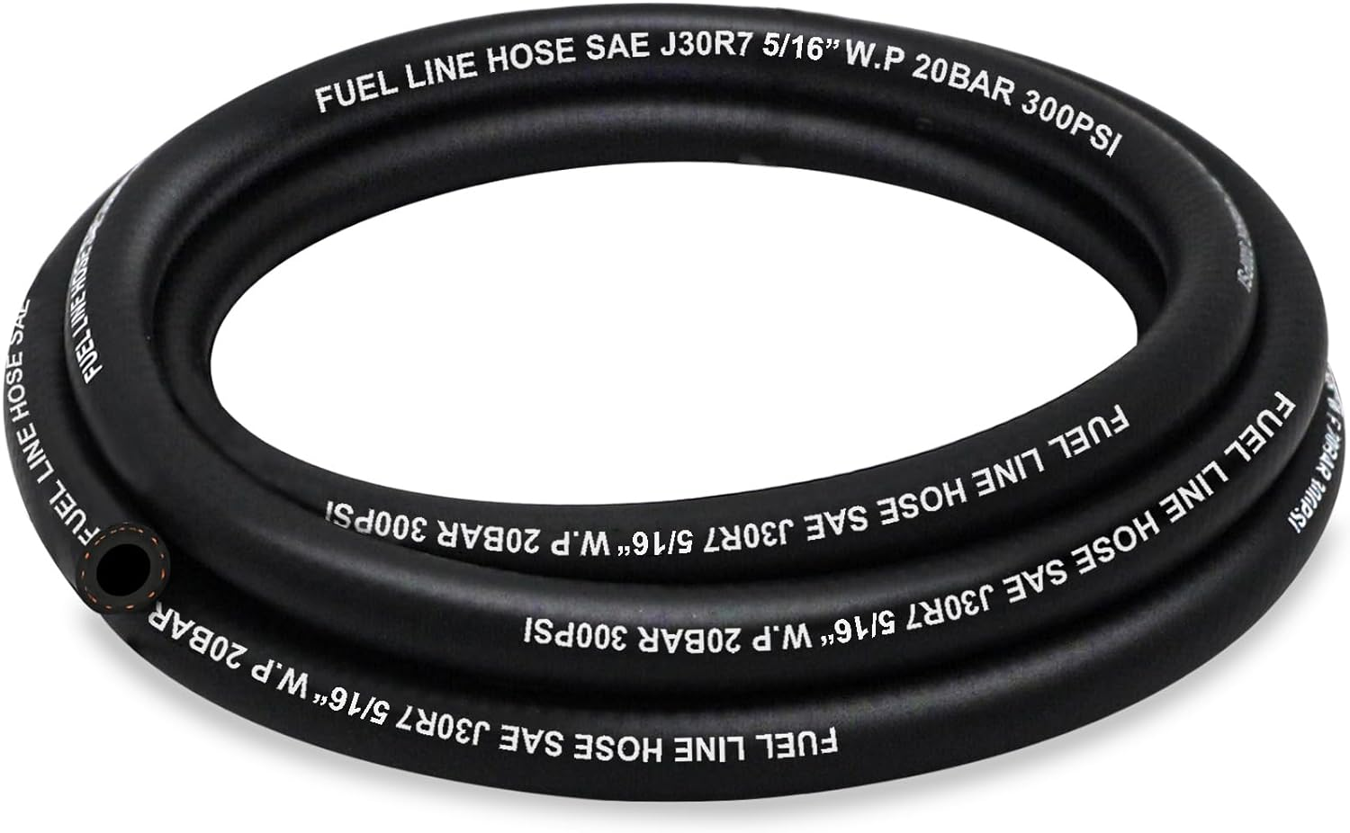 Fuel Line 5/16 Inch ID, Fuel Hose 10FT, J30R7 Fuel Line Hose NBR for Automotive Fuel Systems Engines.
