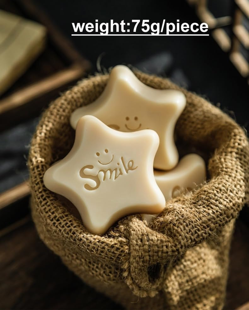 75G New Fresh Star Bath Soap for Cleaning Washing Hands Face Body Rich Foam Moisturizing Family Travel Outdoor Toiletry 2 Packs image number 1