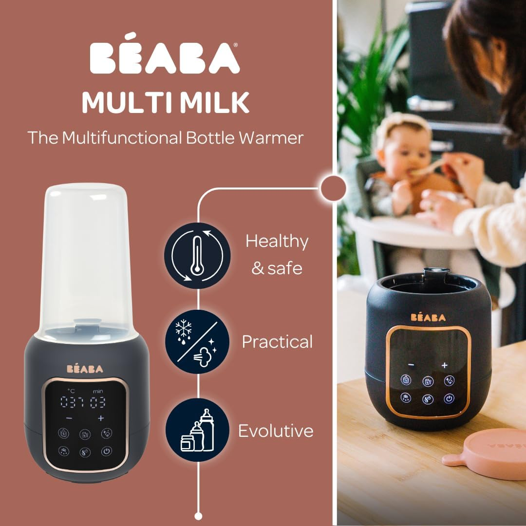 Beaba 5-In-1 Multi Milk Bottle Warmer, Night Blue image number 2