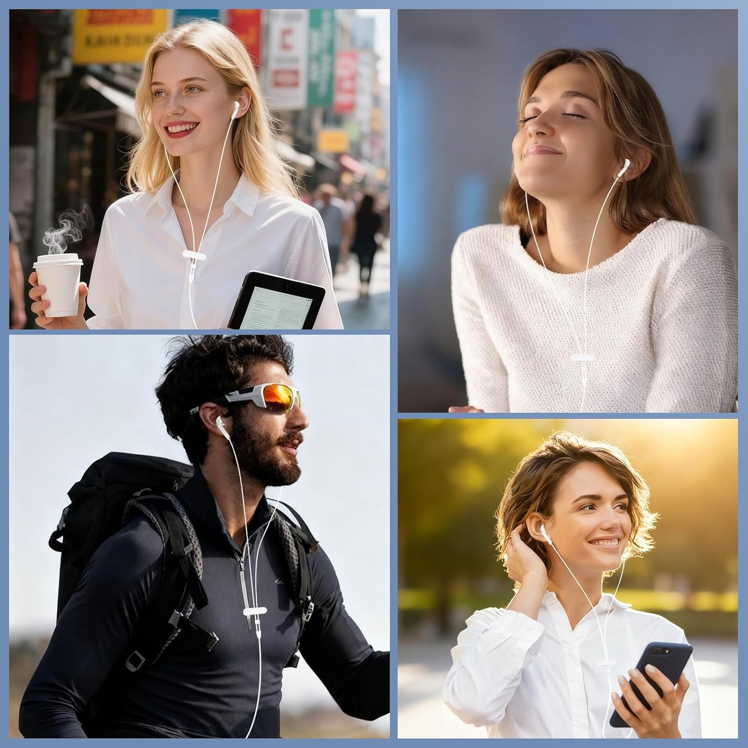 USB C Headphones with Cable for Samsung Galaxy S25 Ultra S24 S23 S22 S21 A17 5G A16 A36 A56 A55, In-Ear Headphones USB C Headset with Microphone Earphones Type C for Iphone 17 Air 16 15 I Pad Pro image number 6