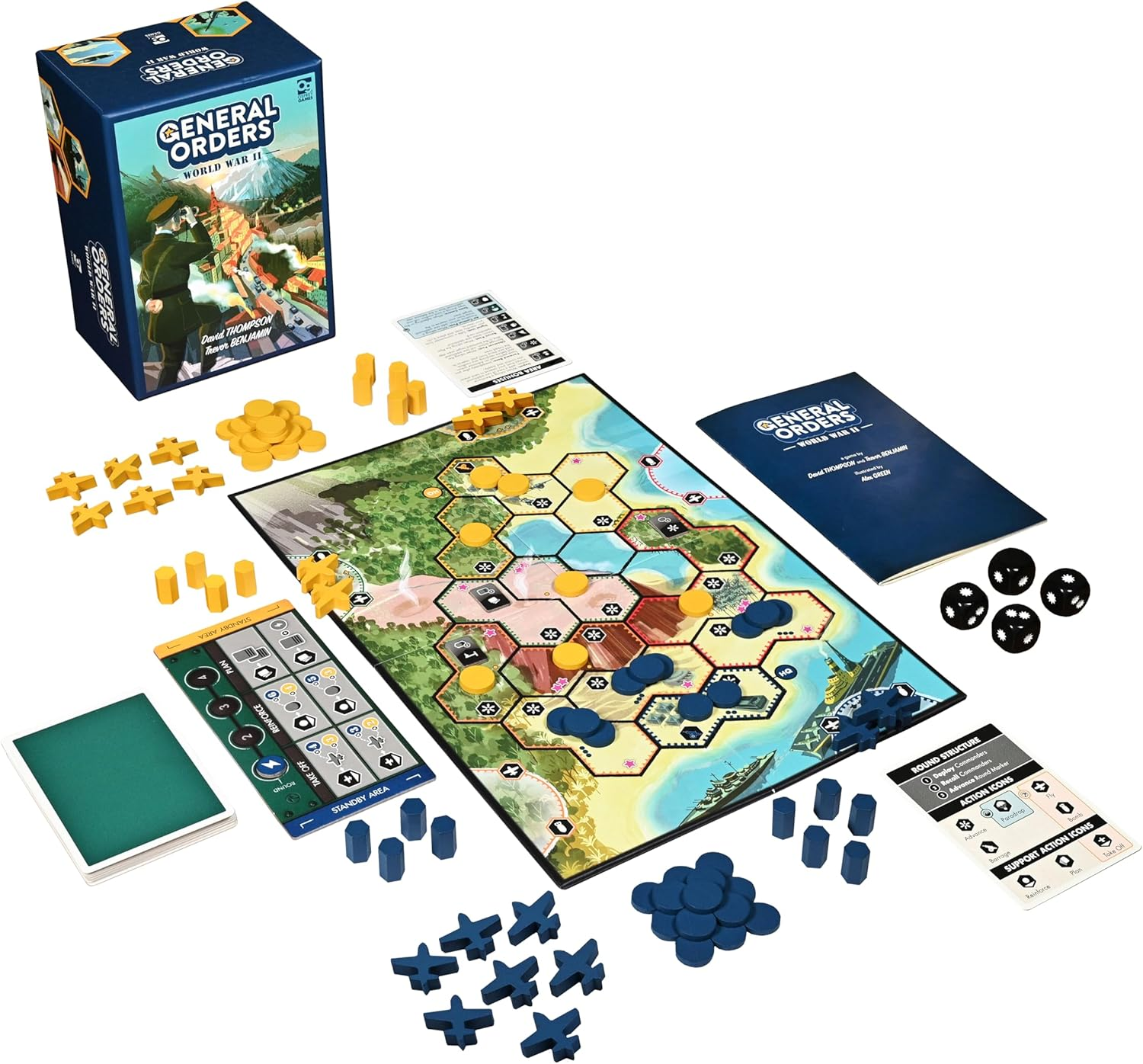 Osprey Games General Orders: World War II Card Game - Strategy Card Game - 2 Players - Ages 12+ image number 6