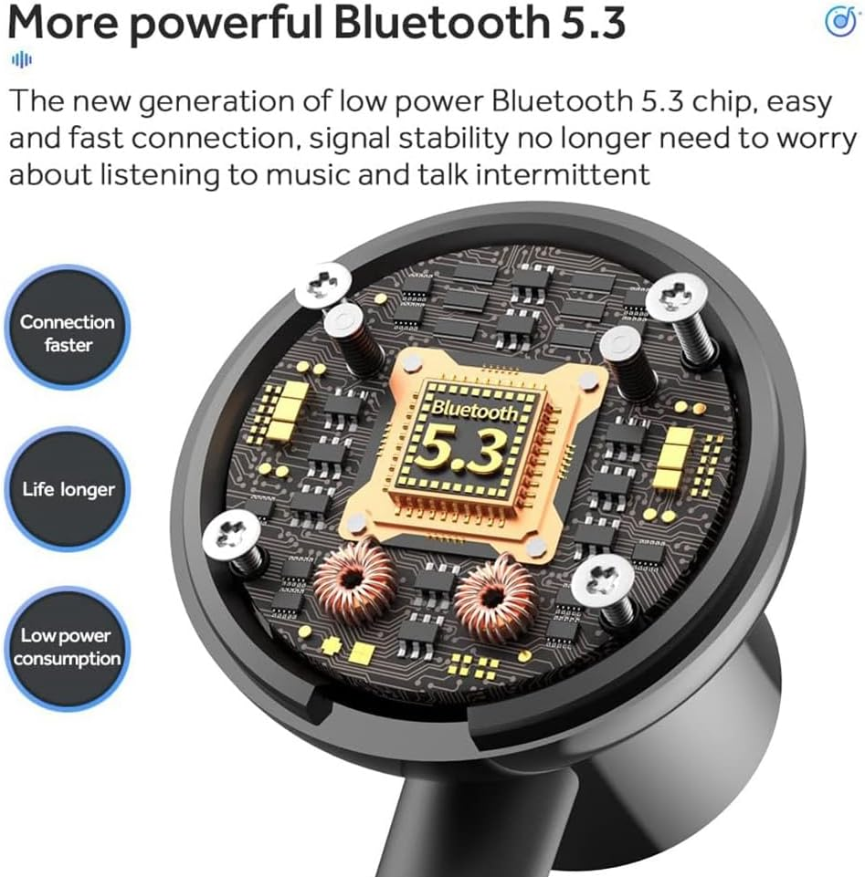 Xelea Y10 Wireless Neckband Earphones with Microphone In-Ear Sports Earphones Long Battery Life Noise Reduction image number 4