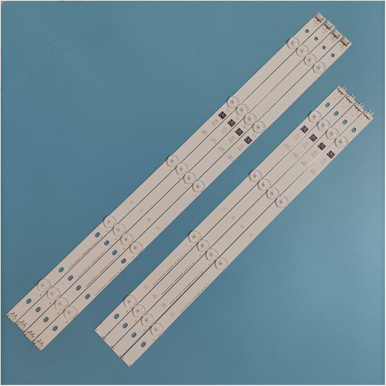 8Pcs/Set LED Strip for 49 TV 49UF6400 49UF6407 49LF510V 49UF640V NC490DUE-SADP2 LGE-WICOP-49INCH-UHD-FHD-REV05 GAN01-1255A-P1 image number 3