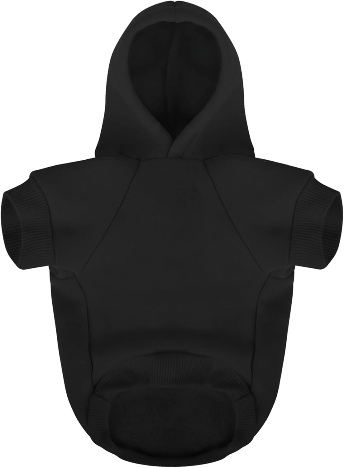 Paiaite Black Chihuahua Dog Hoodie: Keep Your Pup Warm and Stylish with a 'The Dog Face' Printed Sweatshirt, Pet Clothes and Sweater Coat All in One Perfect for Winter and Cool Summer Nights! Black S image number 5