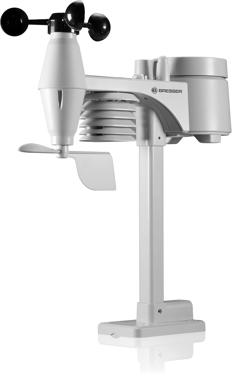 Bresser Climatescout Wireless Weather Station with Outdoor Sensor 7-In-1 Weather Centre with Professional Outdoor Sensor, Black image number 3