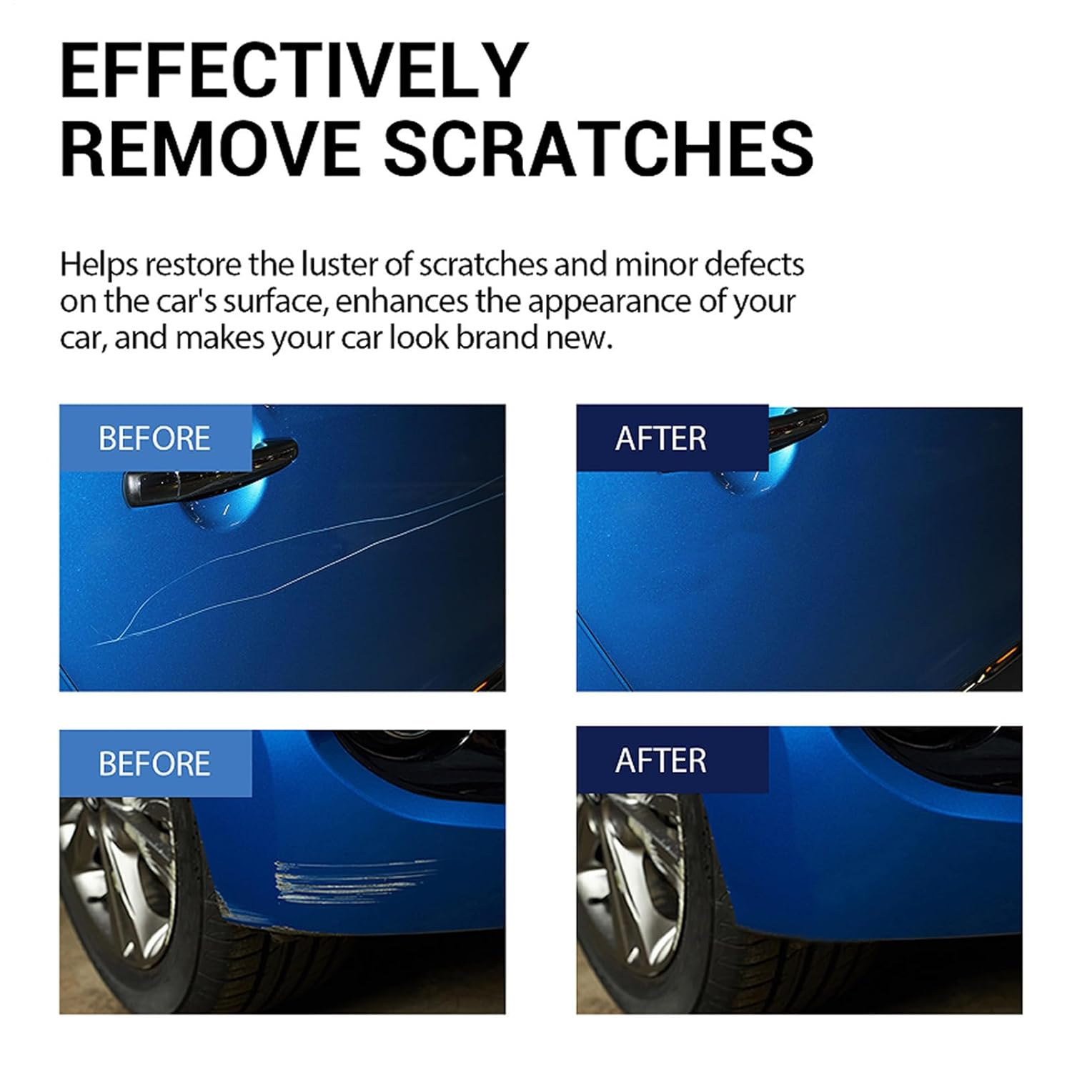 Car Scratch Removal | Automotive Scratch Remover,120Ml Coating Repair Wax Polishing Agent for Finish Restoration Auto Steel Tractor Truck RV Motorcycle Boat