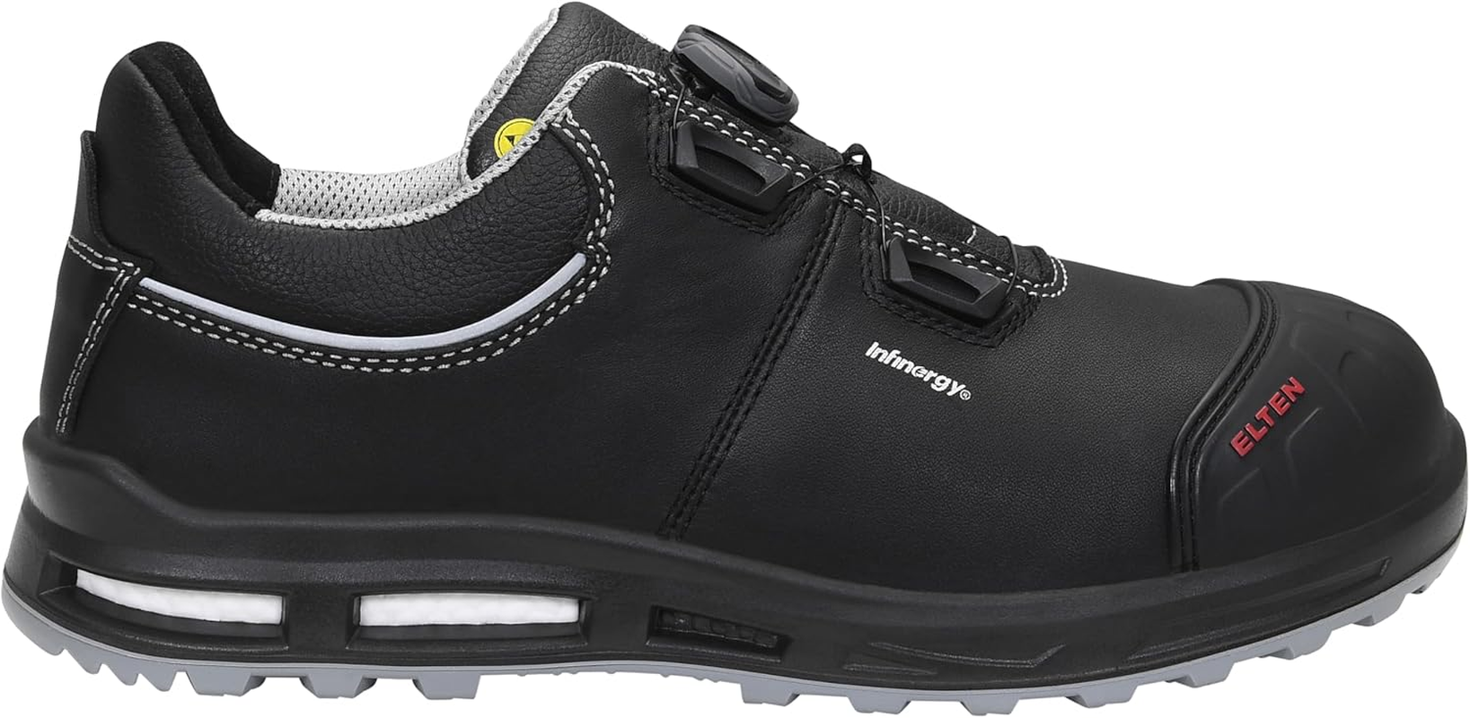 Elten Sicherheitsschuhe Reaction XXT Pro BOA Low ESD S3, Damen Und Herren, Leder, Kunststoffkappe (Leichter ALS Stahlkappe), Leicht, Robust image number 4