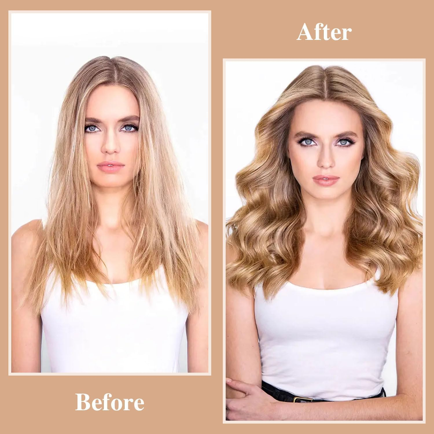 5PCS Heatless Hair Curler, Heatless Curlers Headband with Hook and Kerchief, Hair Curlers No Heat for All Hairs Types, Soft Hair Roller for Sleeping, Heatless Curling Set Overnight Curls (Pink, 5 Pack) image number 3