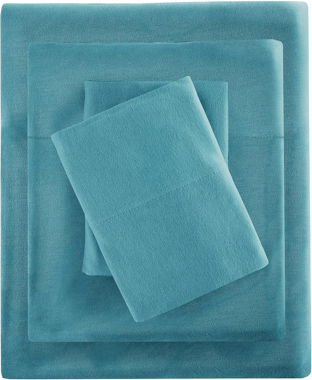 Intelligent Design Bed Sheet Set Bedding, ID20-1252, Fabric, Teal, King Size image number 1