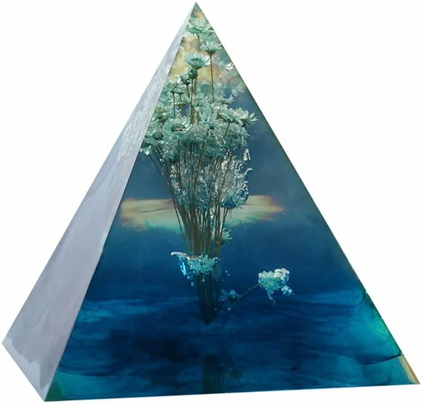 Large Pyramid Shape Silicone Mould Resin Epoxy Casting Jewelry Craft Tools 15Cm image number 4