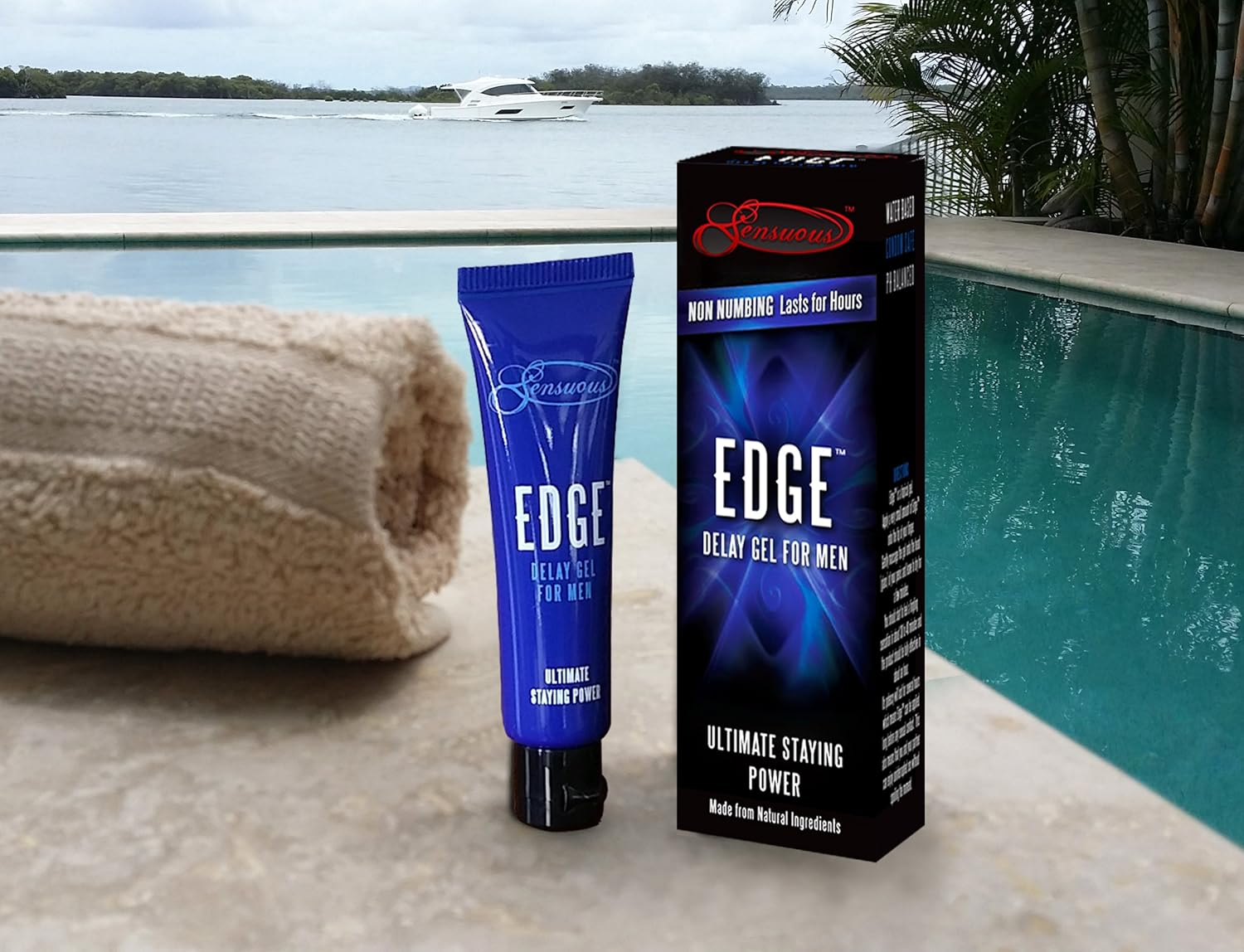 Edge Delay Gel for Men Ultimate Staying Power Non Numbing Creme All Natural image number 4
