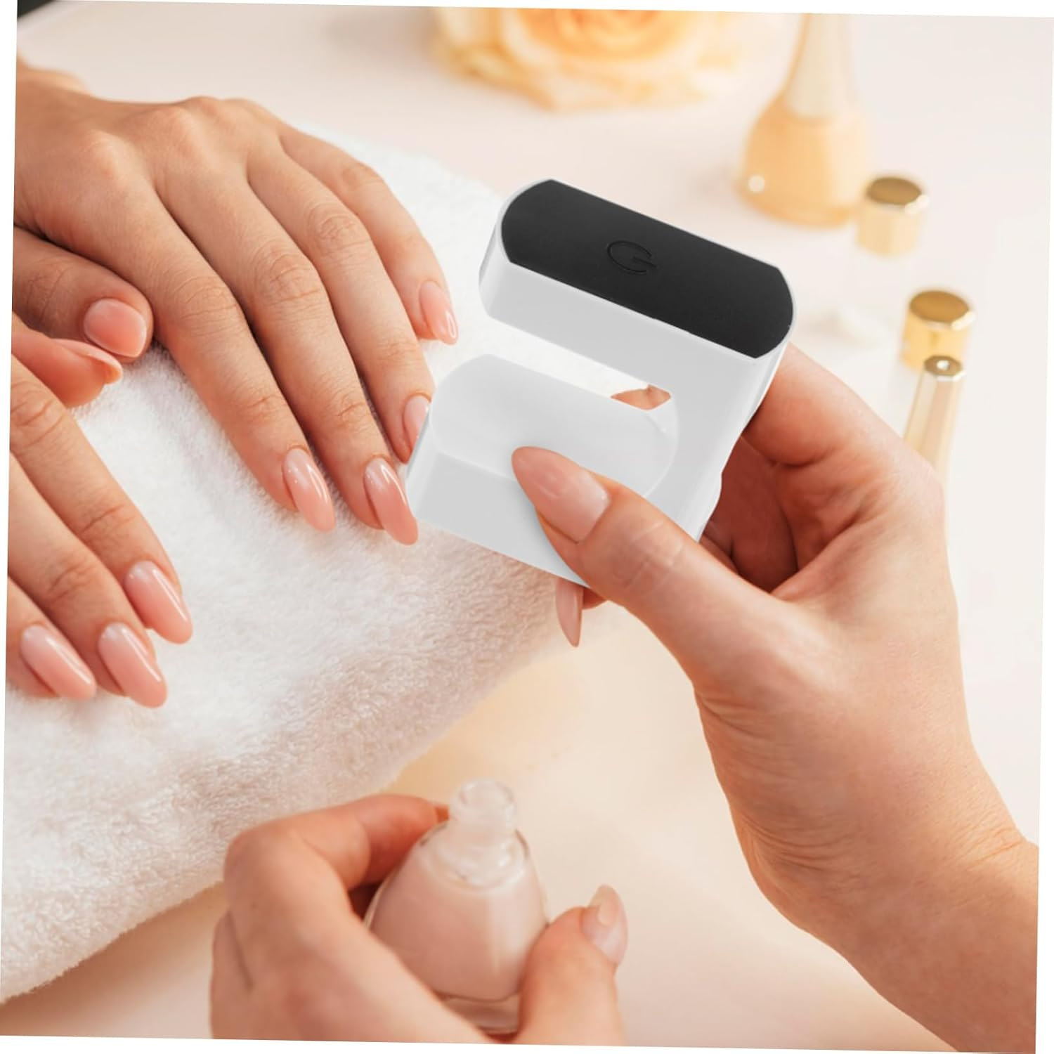 HEATSHAKING 2Pcs Portable Mini UV Nail Lamp USB Gel Polish Curing Light for Single Finger Quick Drying Compact LED Nail Dryer for Travel Home Starters image number 5