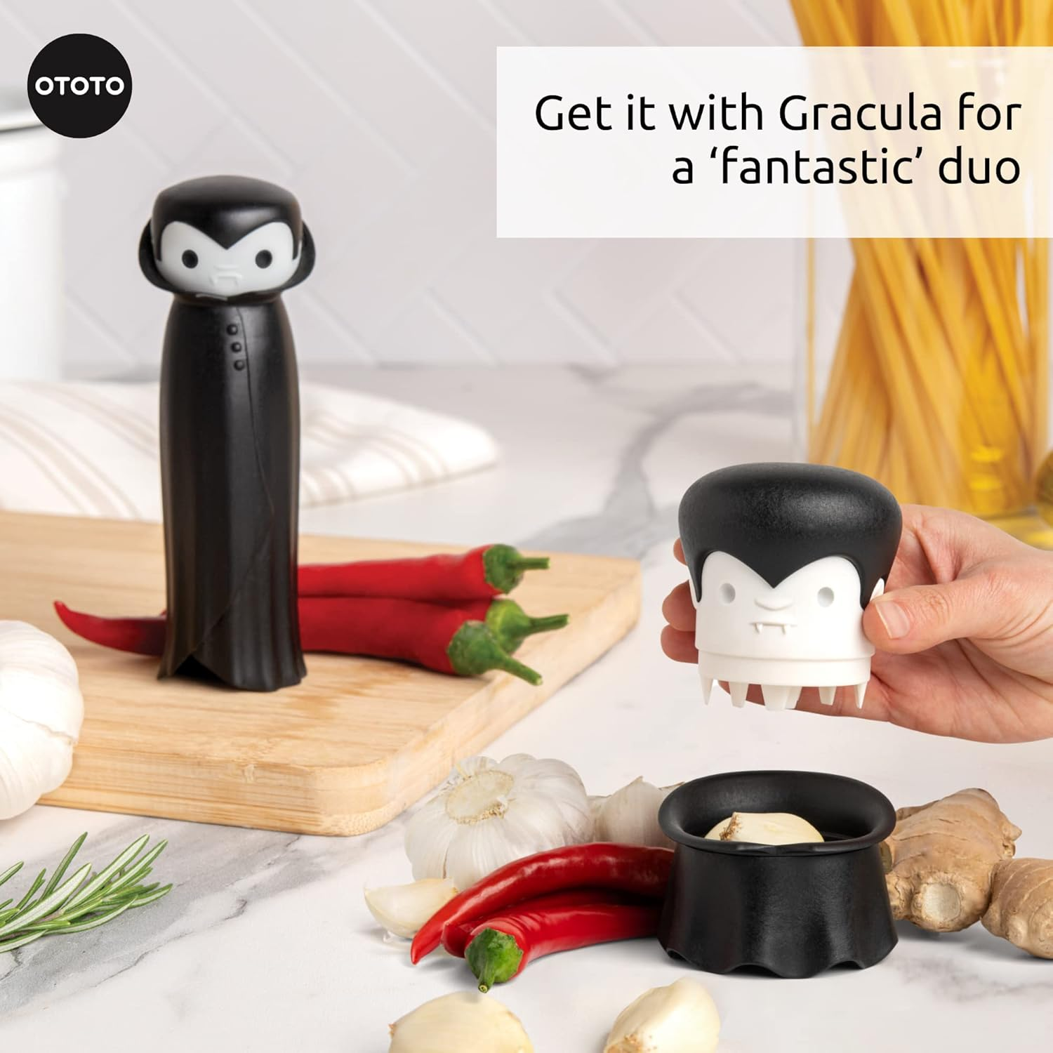 Ototo: Drac N' Roll Garlic Peeler image number 1