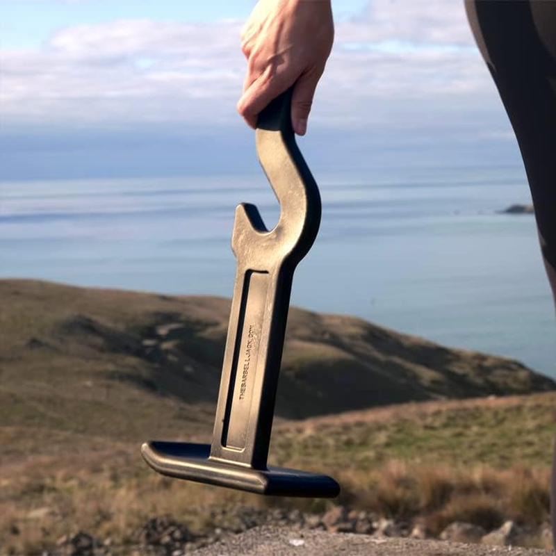 Portable Deadlift Jack with Barbell Collars Clamps or a Resistance Band to Optimise Your Workout, Gymbag Essential. Lifts 250 Kg (550 Lb) image number 2